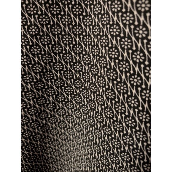 Max Studio Black White Geometric Crepe Wide Leg Crop Pants S 1701C02 Pockets - Picture 4 of 6